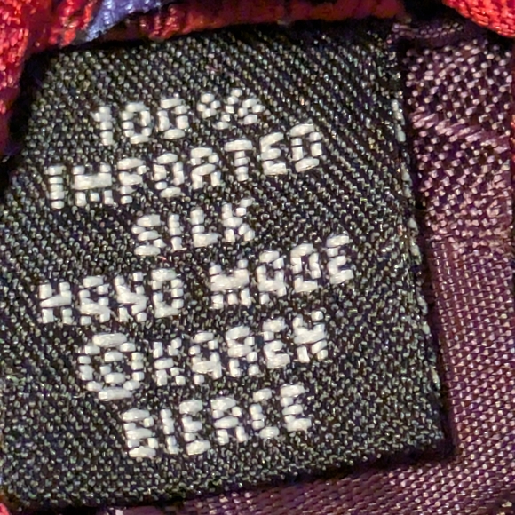 Red Donkey Patterned Men's Tie - Picture 3 of 7